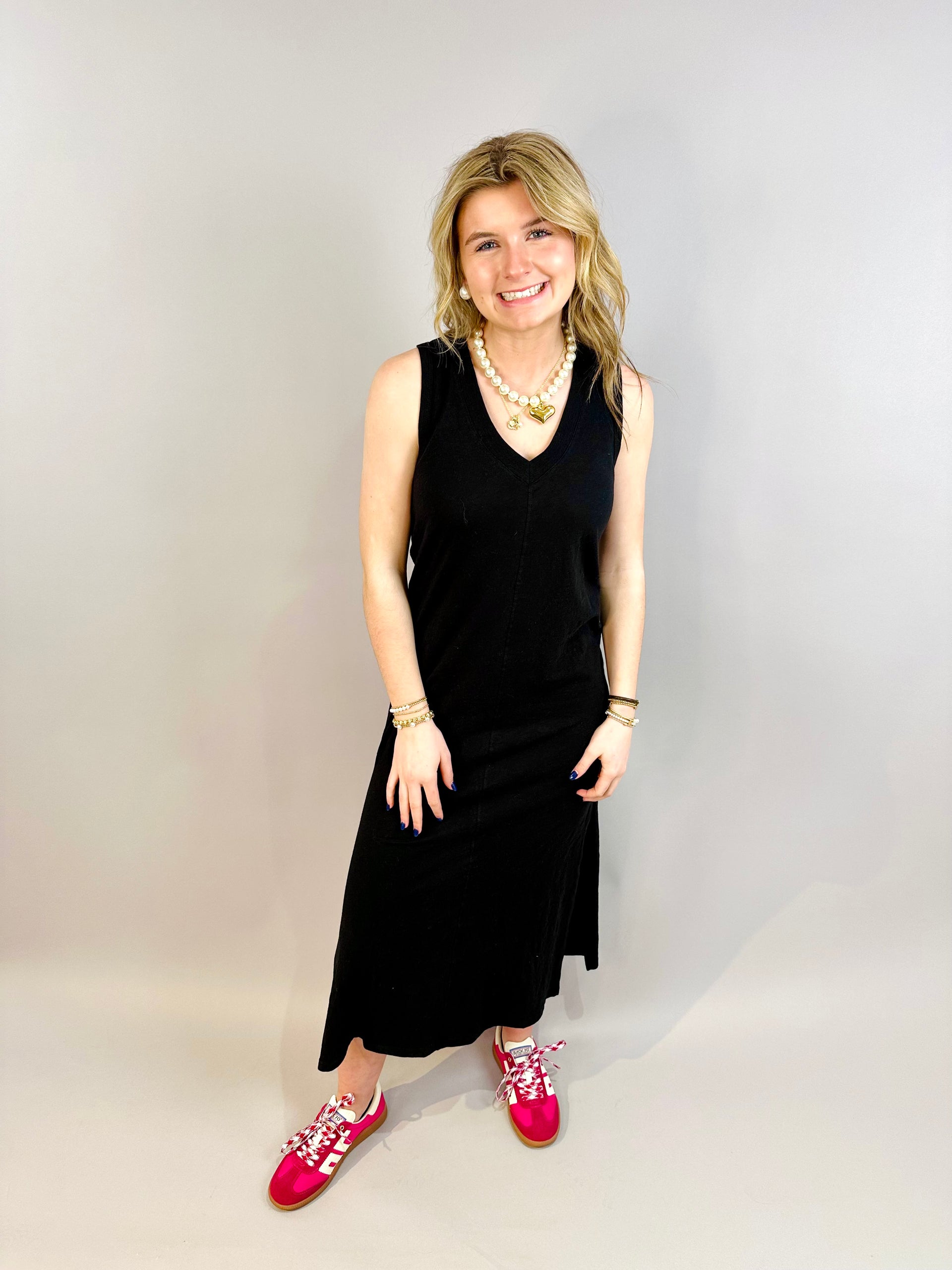 Palisades Midi Dress Black Palisades Midi Dress Black