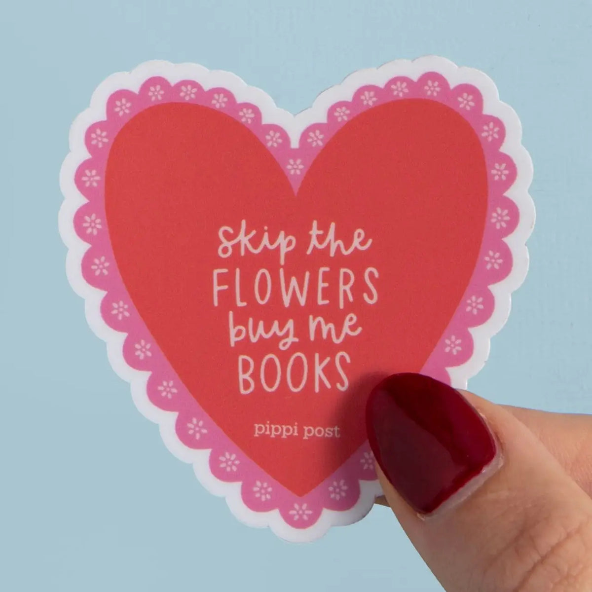 Skip The Flowers Sticker – Scarpa Alta