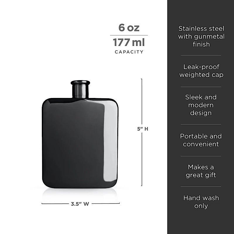 Gunmetal Flask