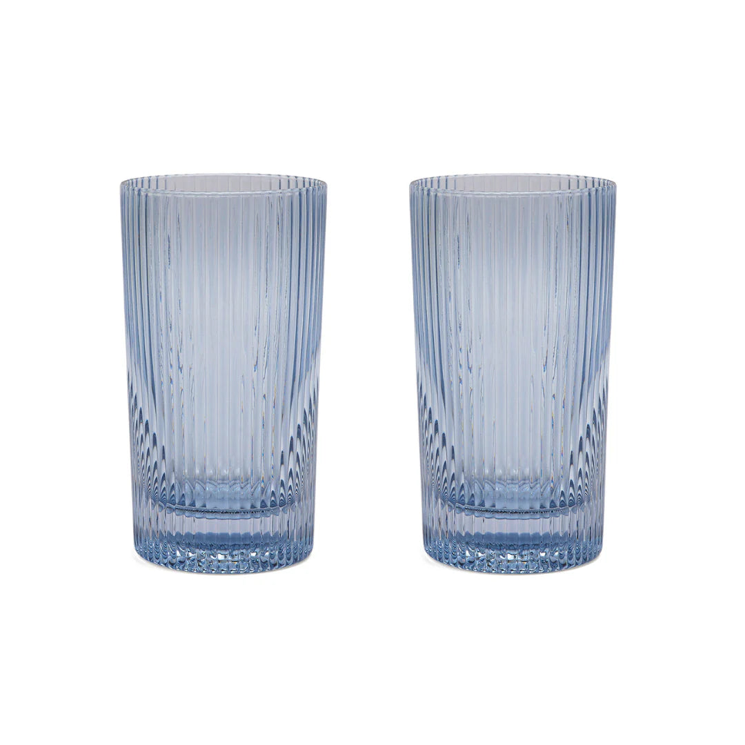 The Stella Highball Glass - Blue - Thumbnail 2