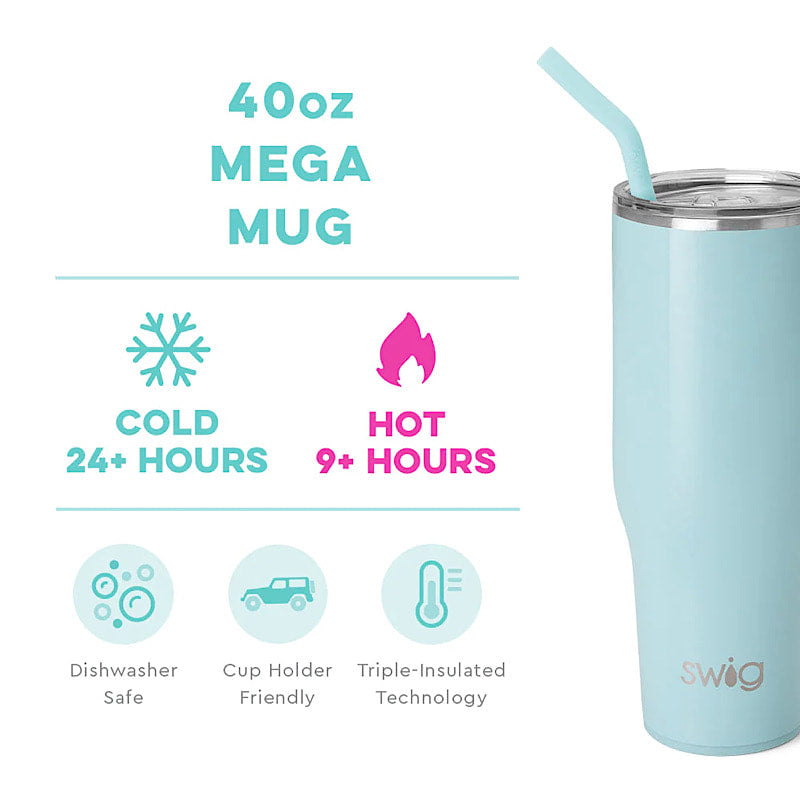 Shimmer Aquamarine Mega Mug - Thumbnail 3