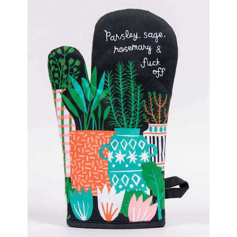 Parsley, Sage, Rosemary, & Fuck Off Oven Mitt - Thumbnail 4