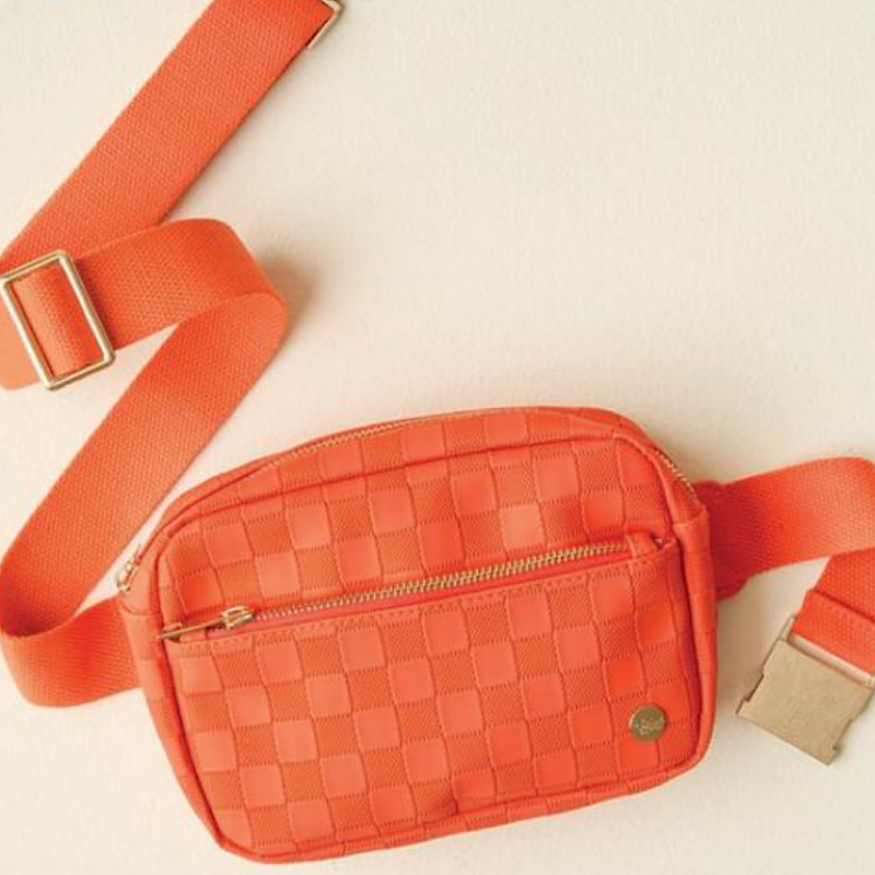 The Darling Effect Urban Check Belt Bag