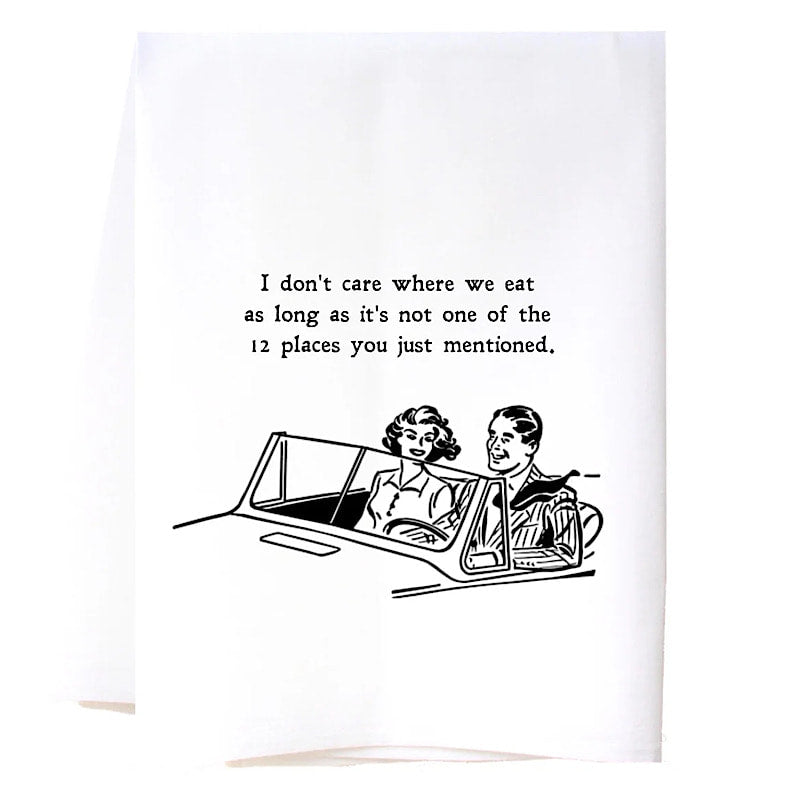 Where We Eat Tea Towel