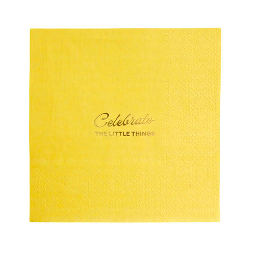 Celebrate Little Things Cocktail Napkin