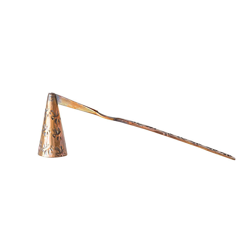 Debossed Copper Candle Snuffer