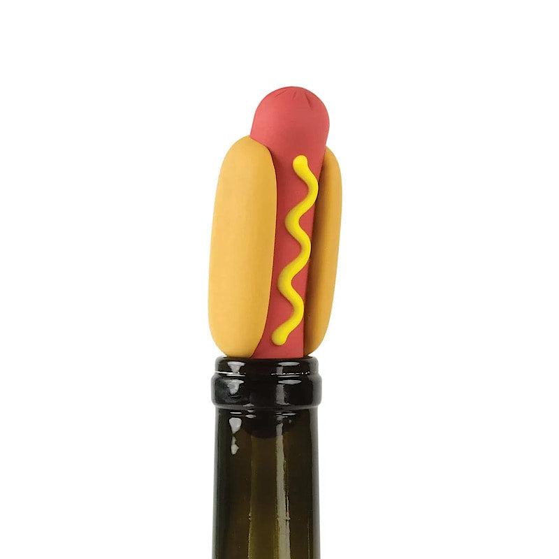 Wine Wiener Hot Dog Bottle Stopper - Thumbnail 5
